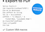 excel vba automation expert singapore team